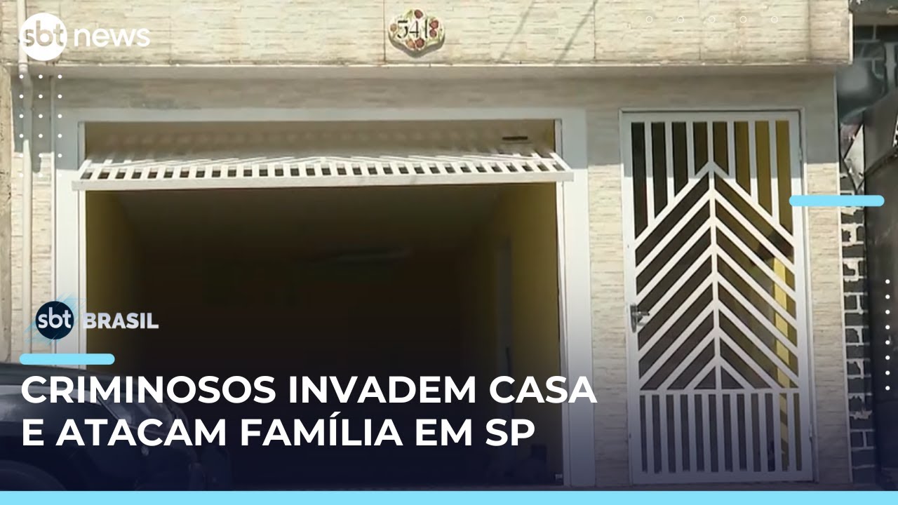 Fam&iacute;lia &eacute; mantida ref&eacute;m e mulher &eacute; abusada ap&oacute;s ter a casa invadida em SP | #SBTBrasil