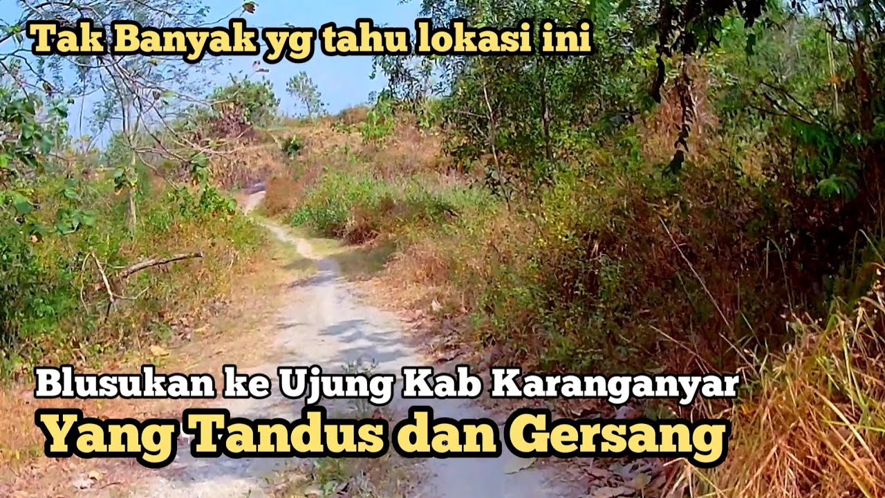 Suasana Alam Pedesaan Gondangrejo Karanganyar Yang Tandus - FERI NGEVLOG
