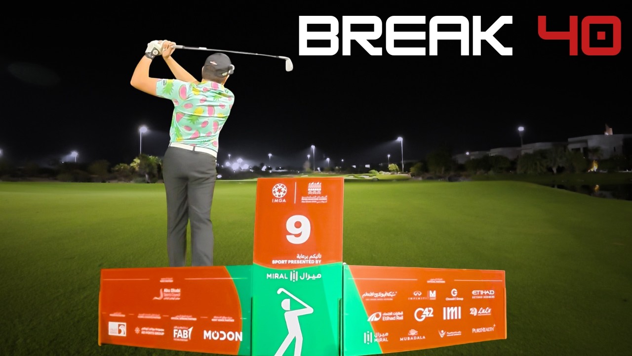 9PM Tee Time… No Warm-Up, Still Chasing Break 40!