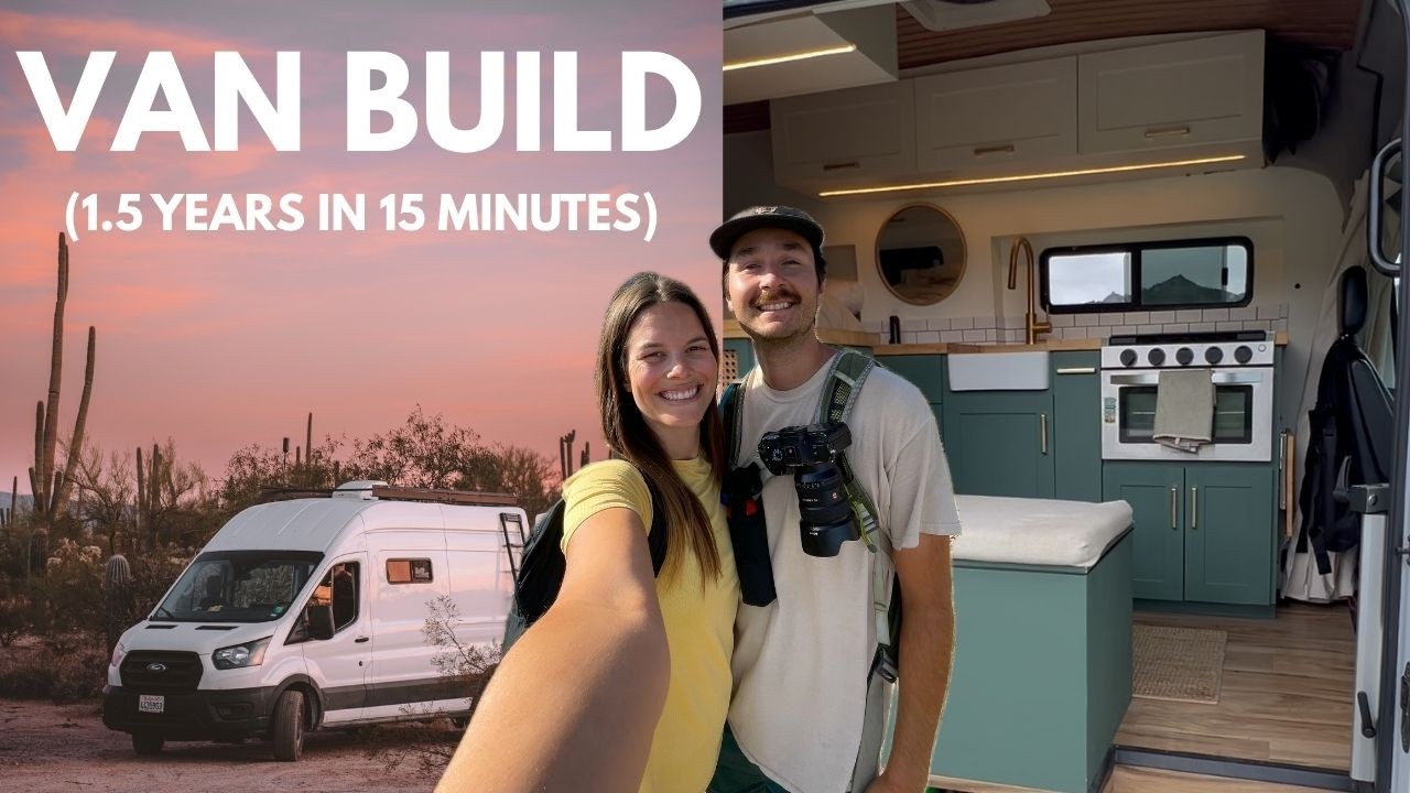 Full Van Build TIMELAPSE | Building the Camper Van of our Dreams