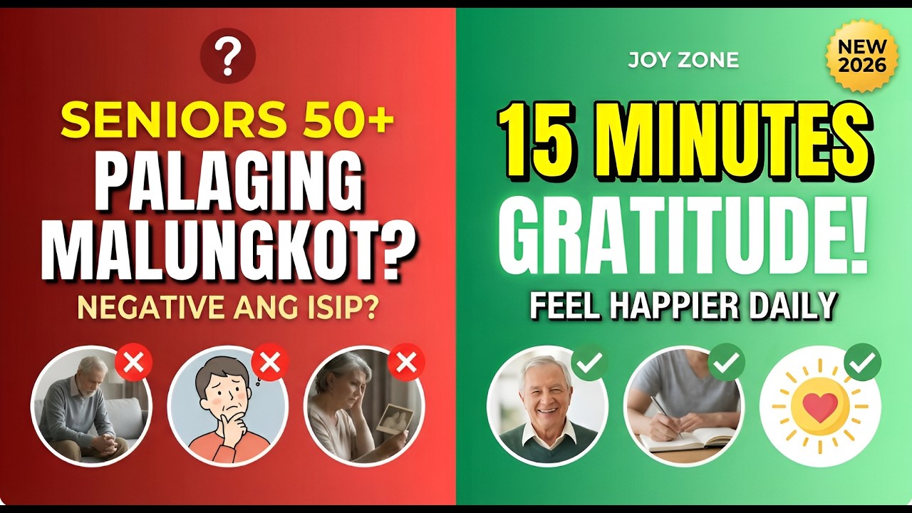 After 60? 🌅 Simpleng 5-Minute Gratitude Habit para sa Positive Aging