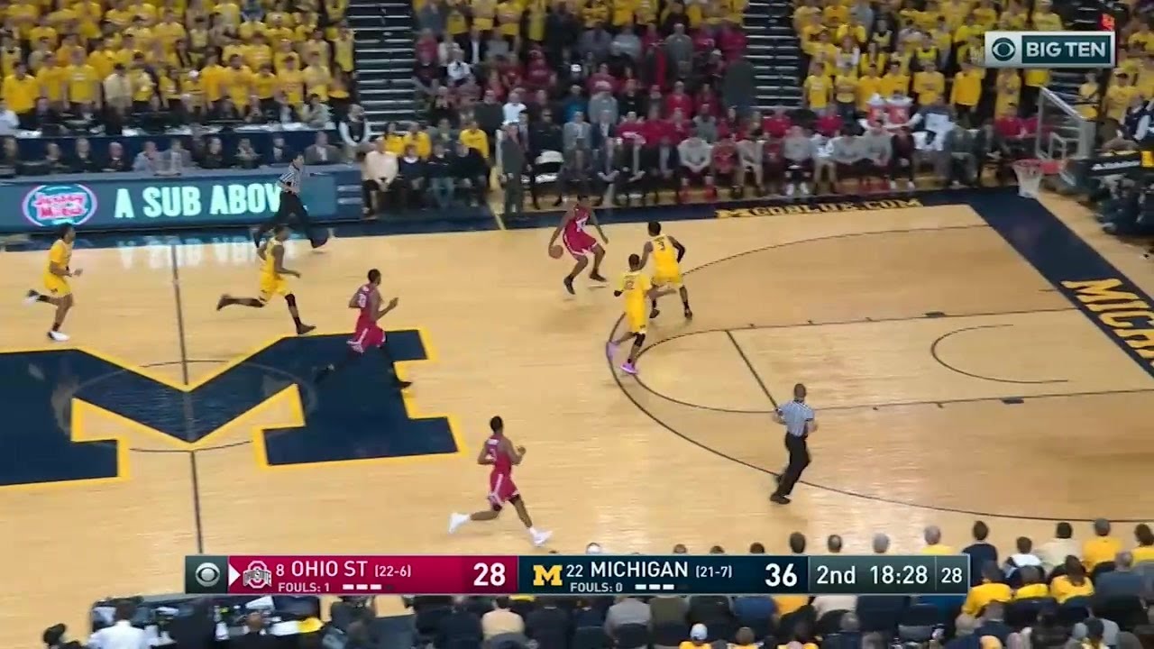 Big Ten Basketball Highlights: Ohio State at Michigan
