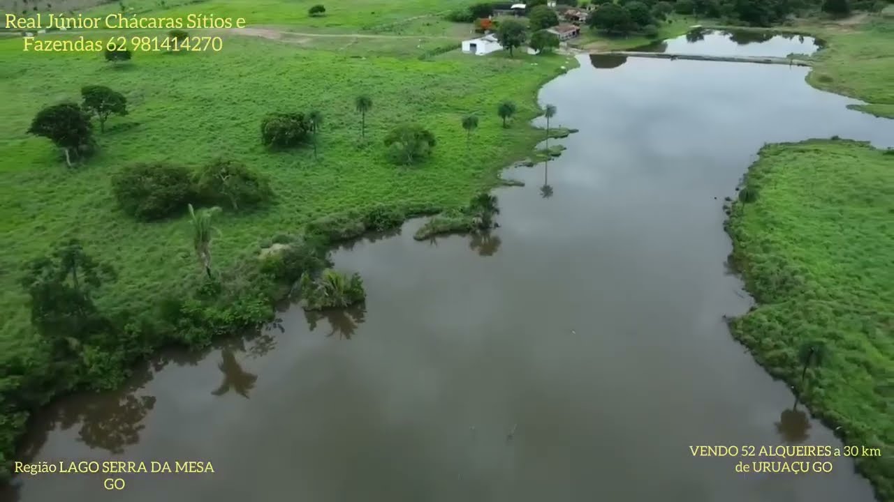 52,5 ALQUEIRES URUAÇU GO Valor  6.000.000 ACEITA 40% IMÓVEIS TERRA ESCRITURADA 62981414270 VejaVÍDEO