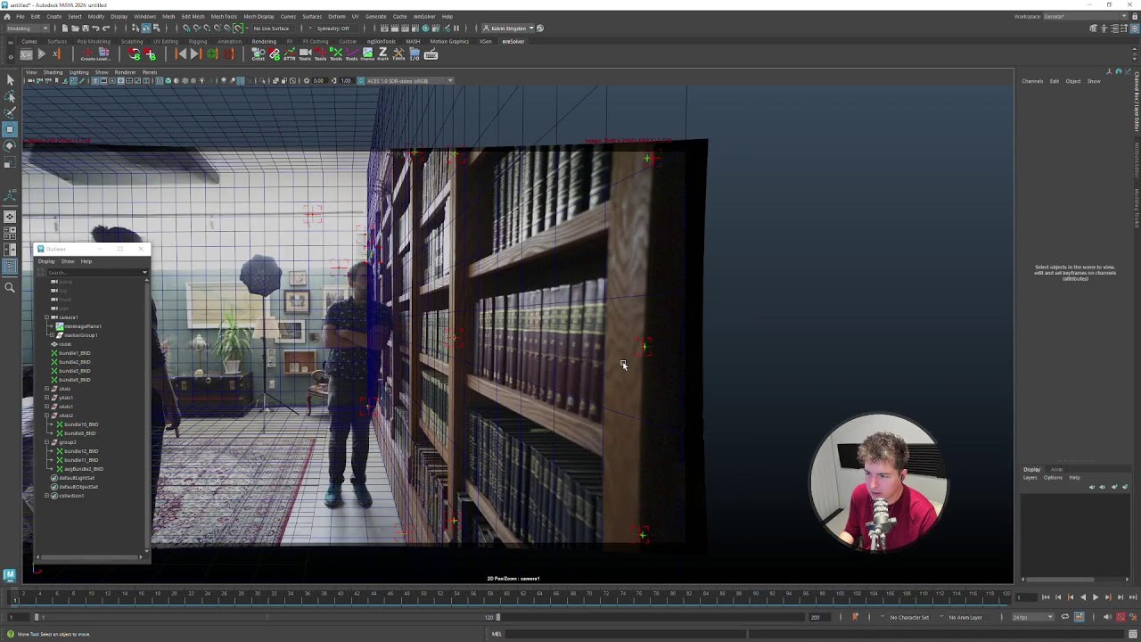 TRACK VFX LIVE: MMsolver Manual Camera Calibration