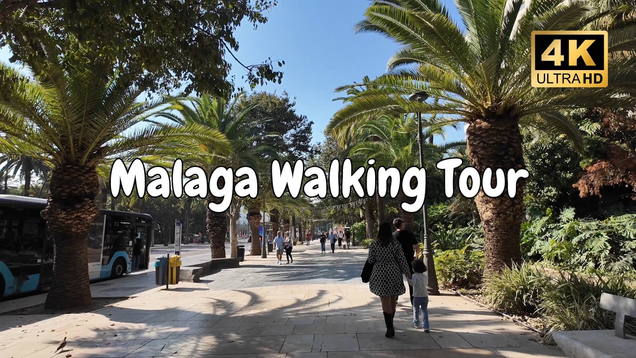 4K Walk Malaga City Spain Beautiful City and People Winter 2024 | The Ultimate Guide to Malaga