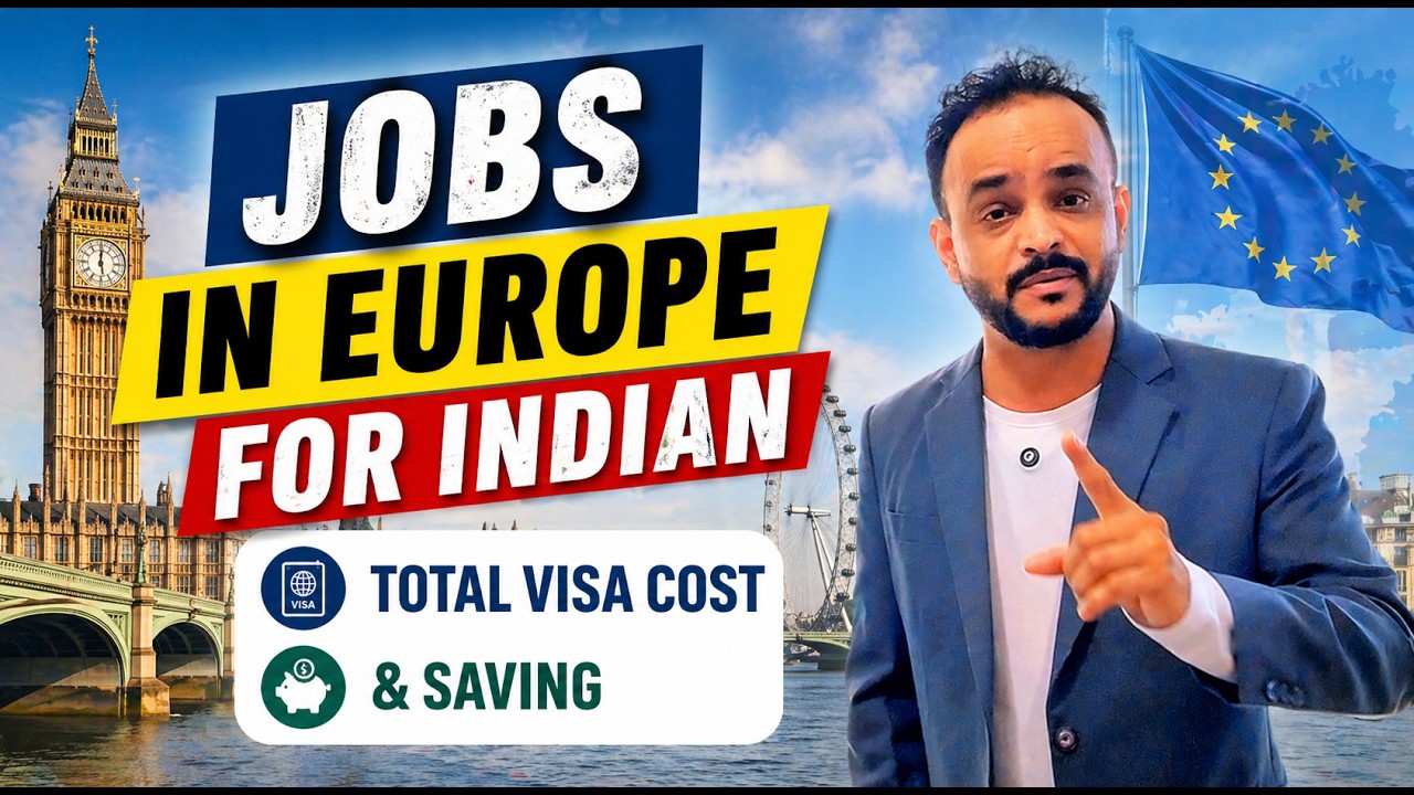Jobs in Europe for Indians 🇪🇺 | Total Visa Cost & Savings | यूरोप वर्क वीज़ा का कितना खर्चा आता है?