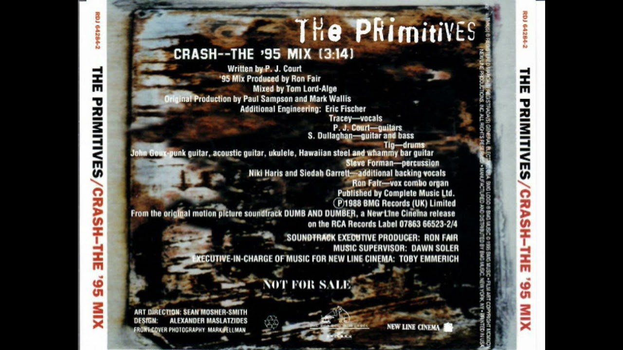 The Primitives - Crash (The '95 Mix) (Instrumental)