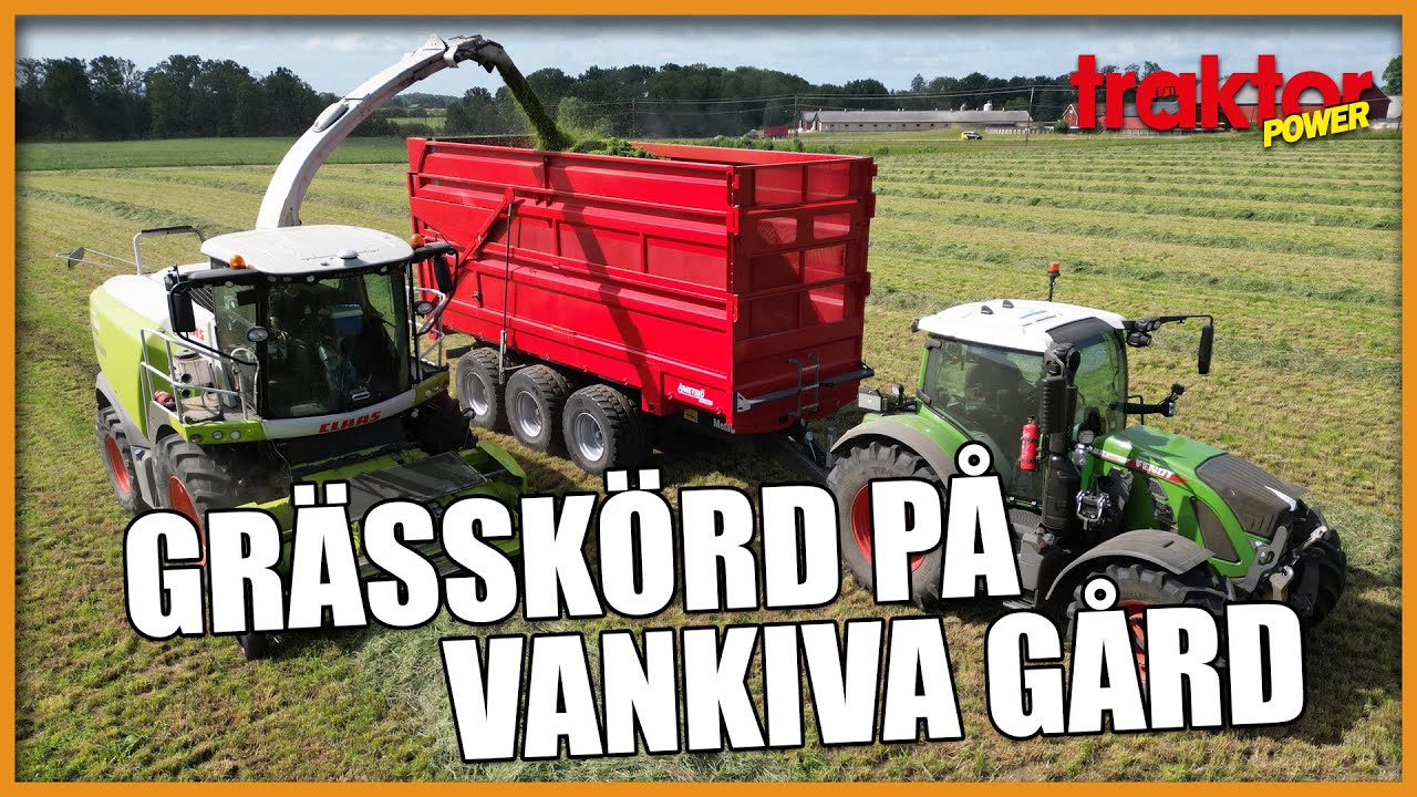 FÖRBRUKAR 45 TON FODER OM DAGEN – Vallskörd på Vankiva Gård