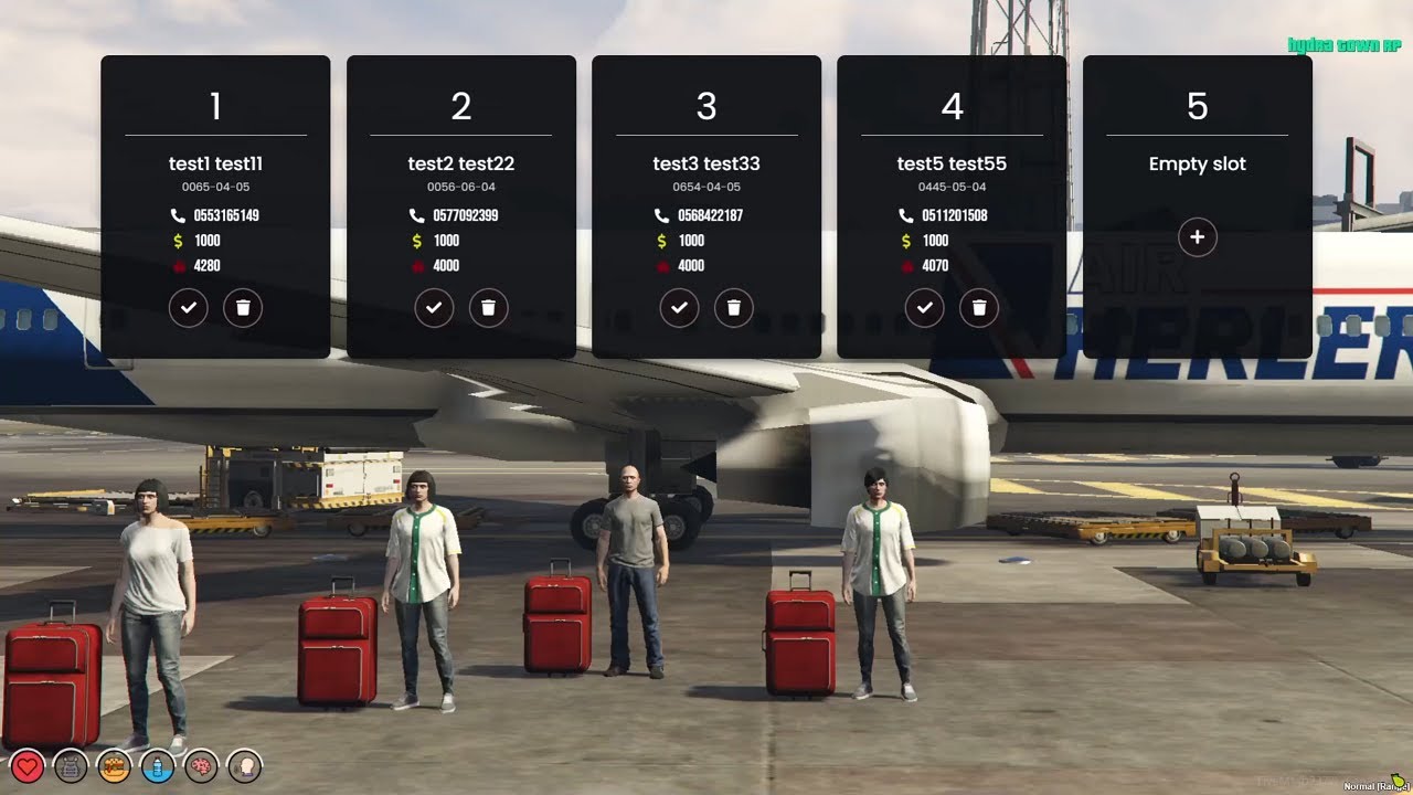 New FiveM Multicharacter | Qbus multi character UI | Made by Luckshya