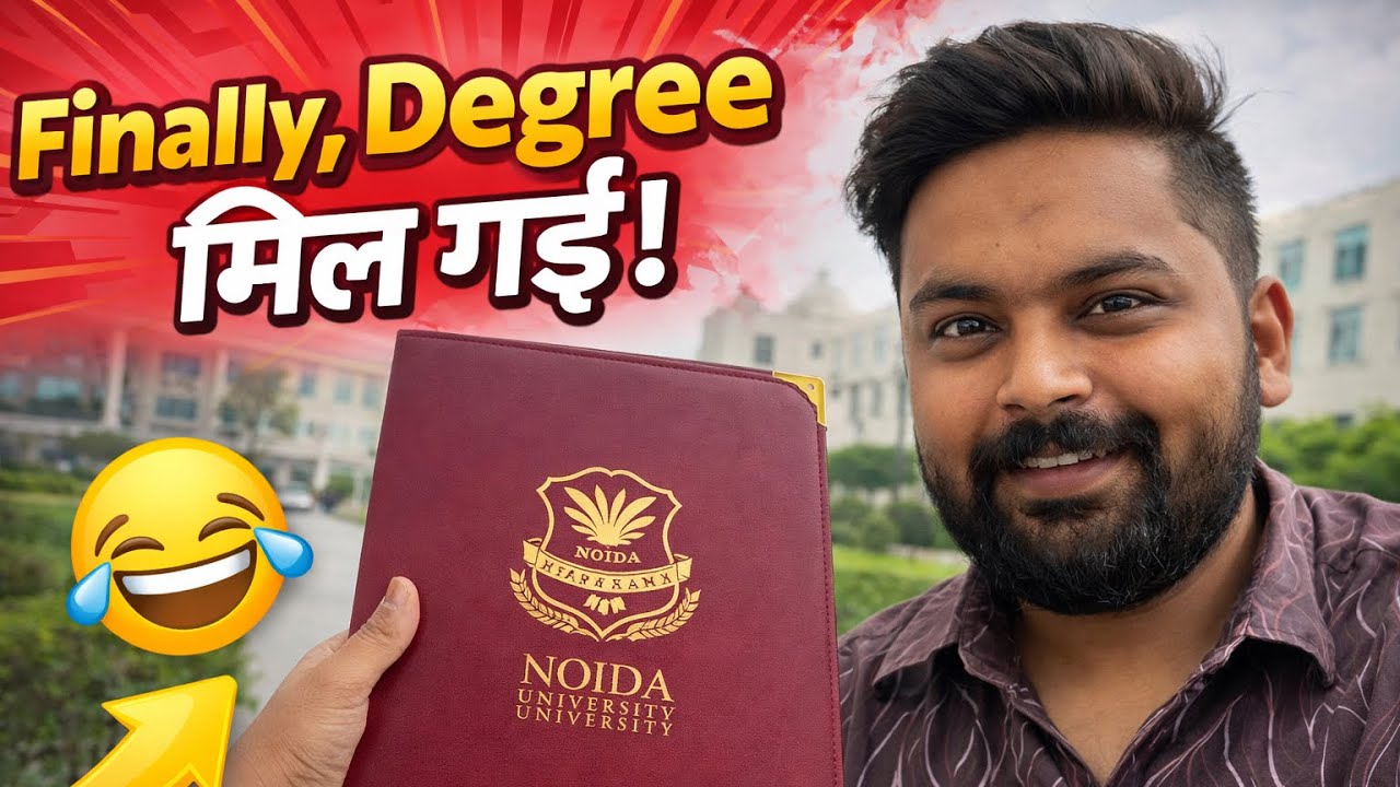 Finally Mujhe degree mil gie 🏆#trending #firstvlog #viralvideo #vlog @MrBeast @TheUK07Rider 