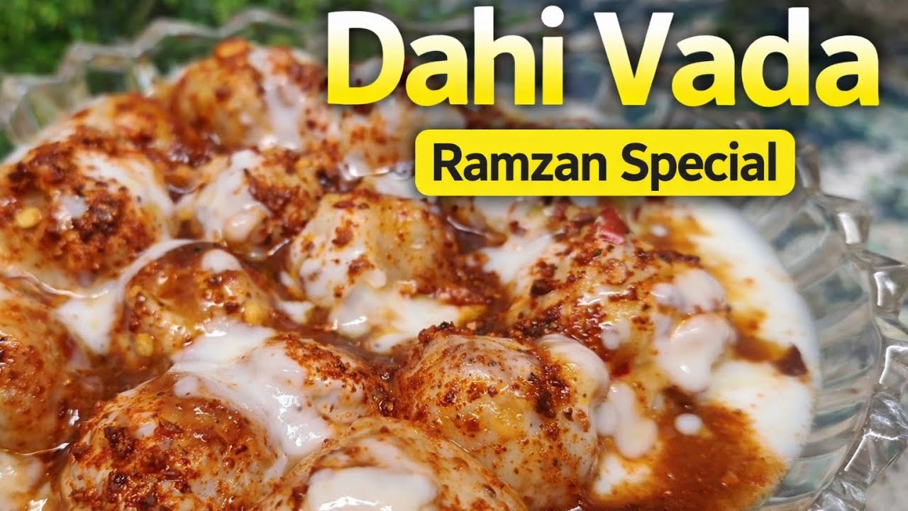 Dahi Vada Recipe | How To Make Dahi Vada At Home | Ramzan Special | Easy Recipe | @ZaikafoodRecipes 