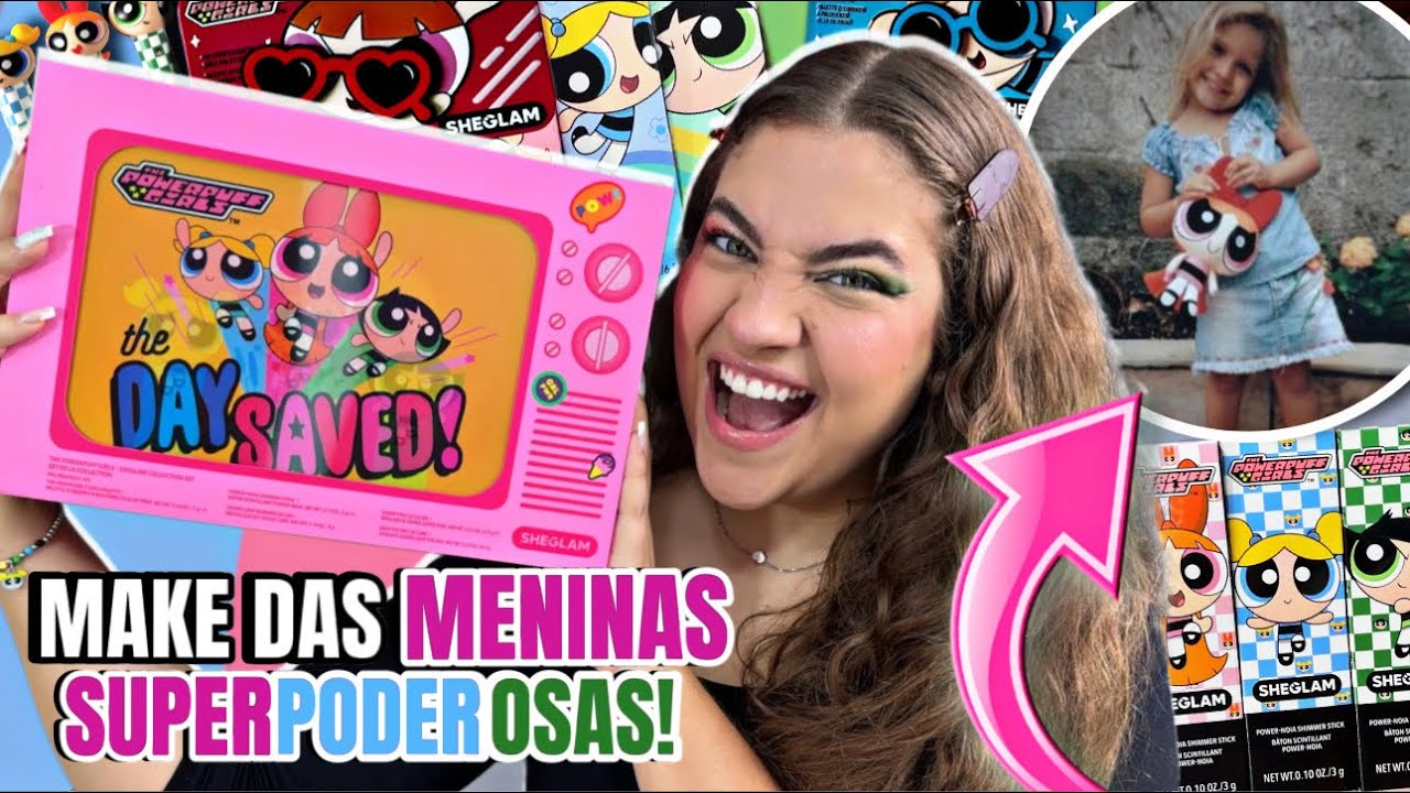 GANHEI O MELHOR PRESENTE DE DIA DAS CRIANÇAS! COLEÇÃO SHEGLAM 🩷🩵💚