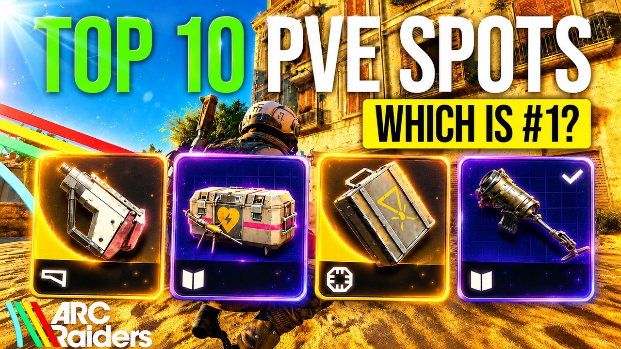 Я протестировал и оценил 10 лучших мест для сбора добычи в режиме PvE в ARC Raiders! (30 забегов)