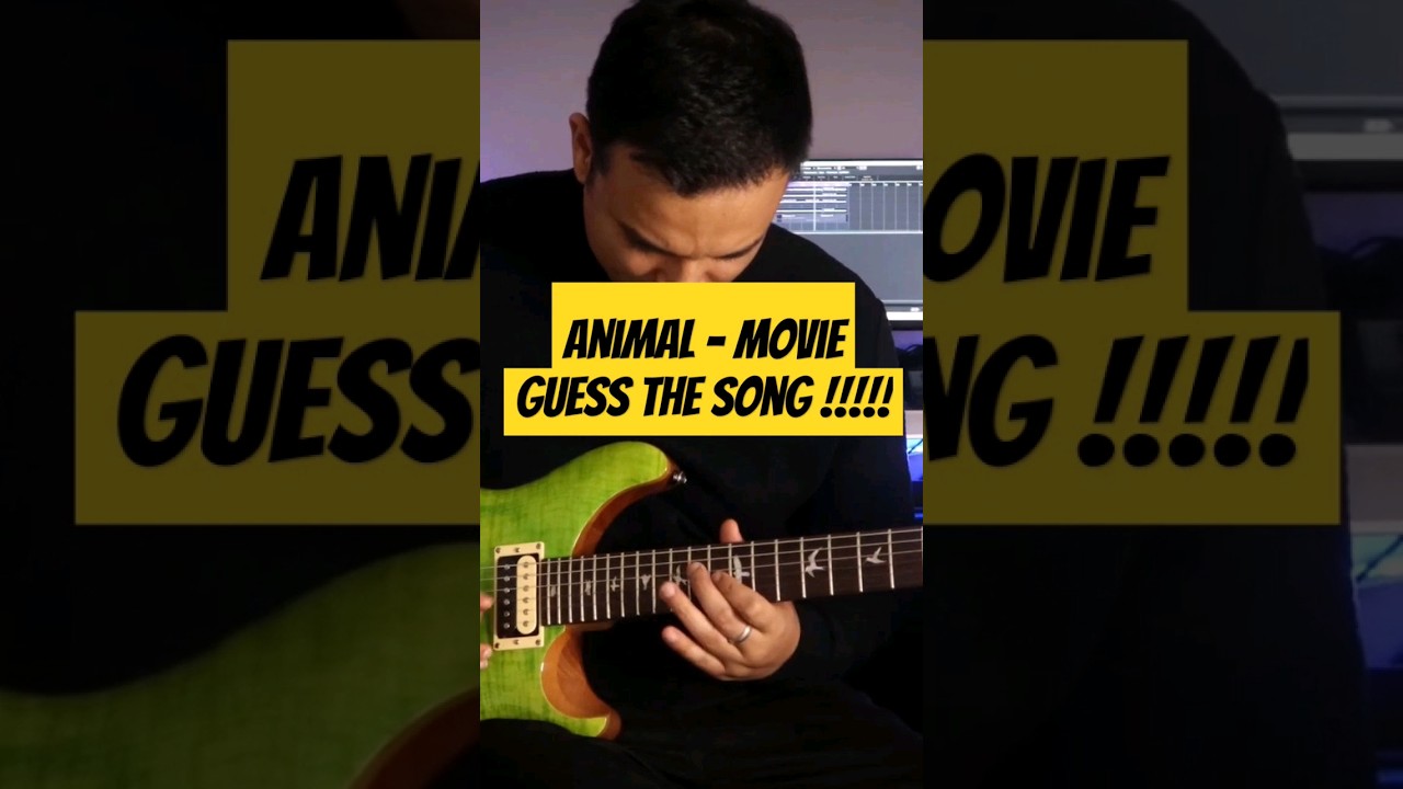 ANIMAL - Ranvijay Ranbir Kapoor - Threeory Band - Guess the song #challenge #shorts
