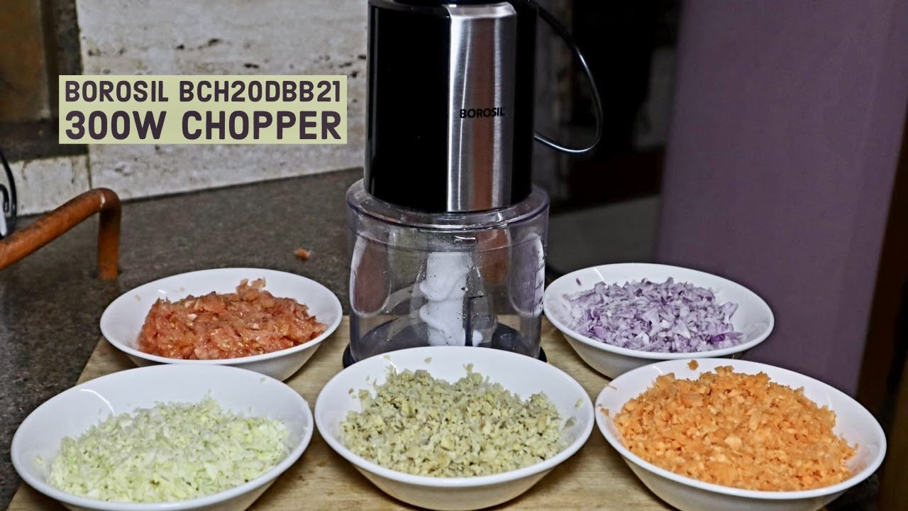 Borosil 300-Watt Chopper Review| Best Electric Chopper or not?