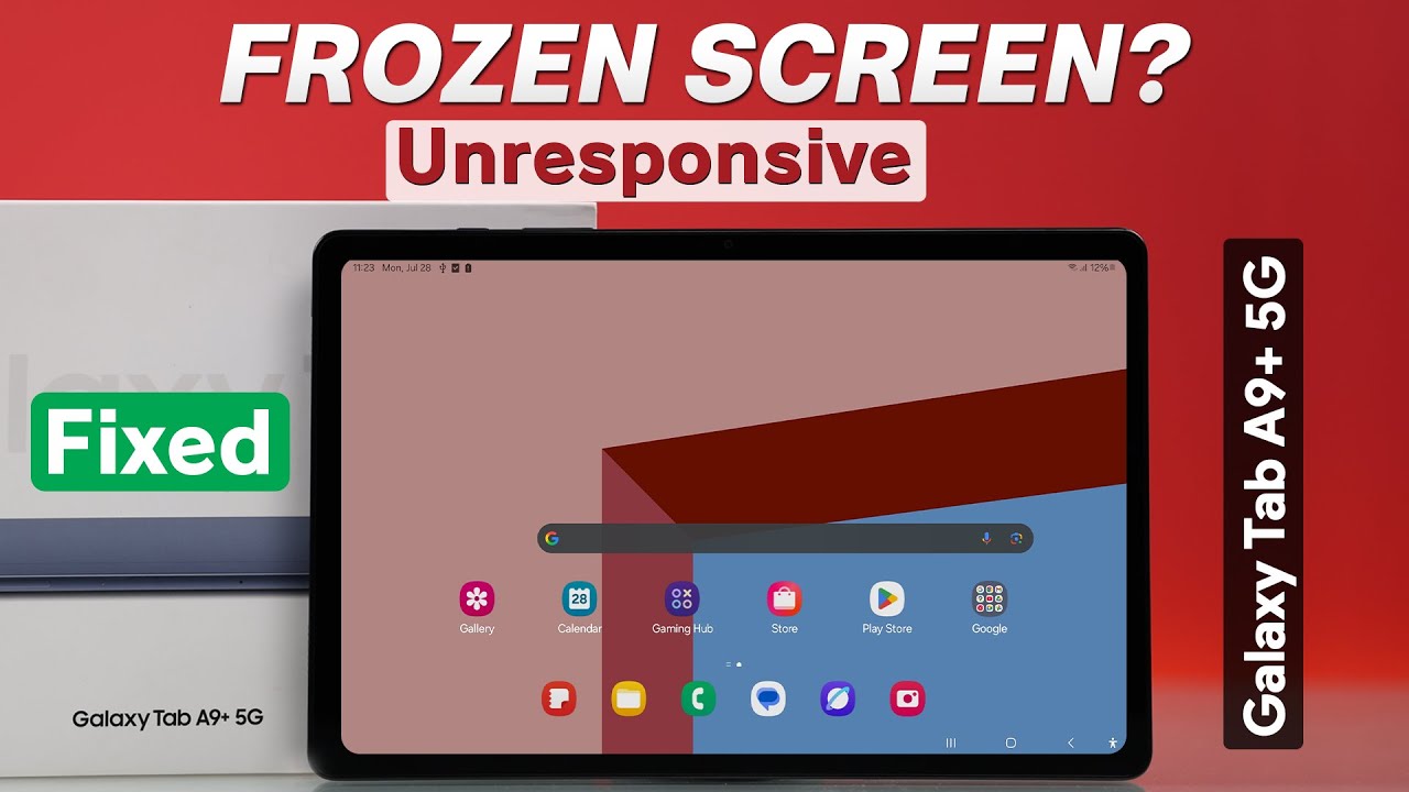 Fix: Samsung Galaxy Tab A9+ Frozen or Unresponsive Screen