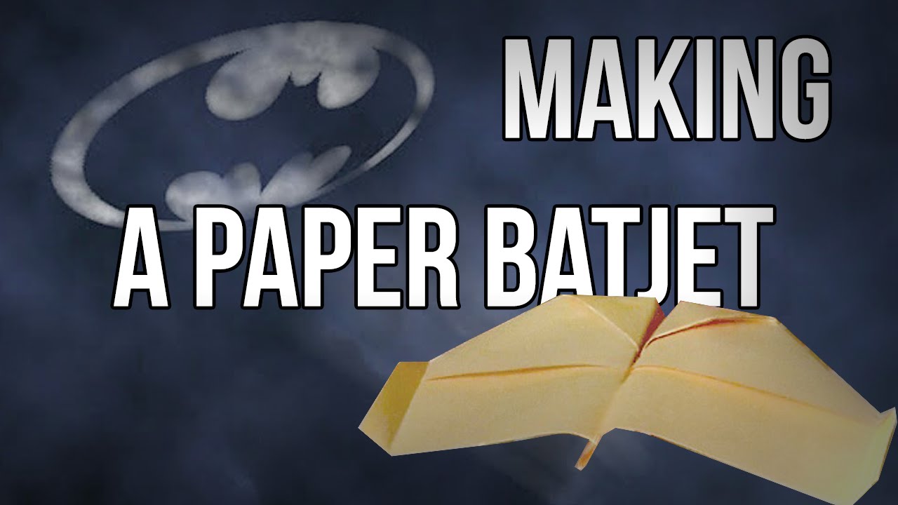 Making a paper BATJET