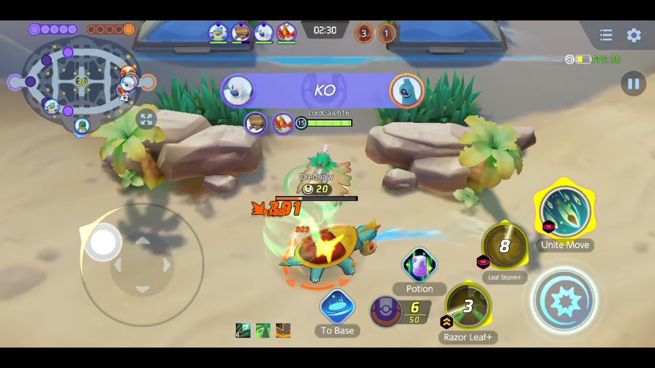Pokemon Unite Cinderace and Decidueye showcase. (Offline mode)