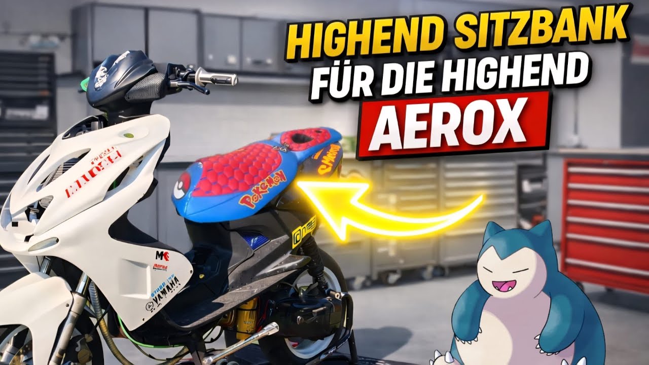 Custom Sitzbank für die Aerox! | HighEnd Upgrade | Vorbereitungen fürs Mr.Wyld Event