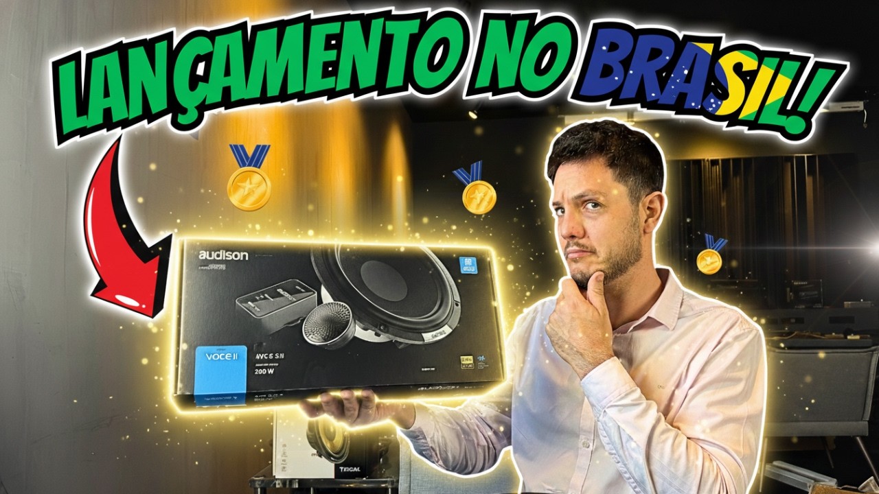 👑 O REI CHEGOU! Kit 2 Vias Audison VOCE II AVK 6 S II