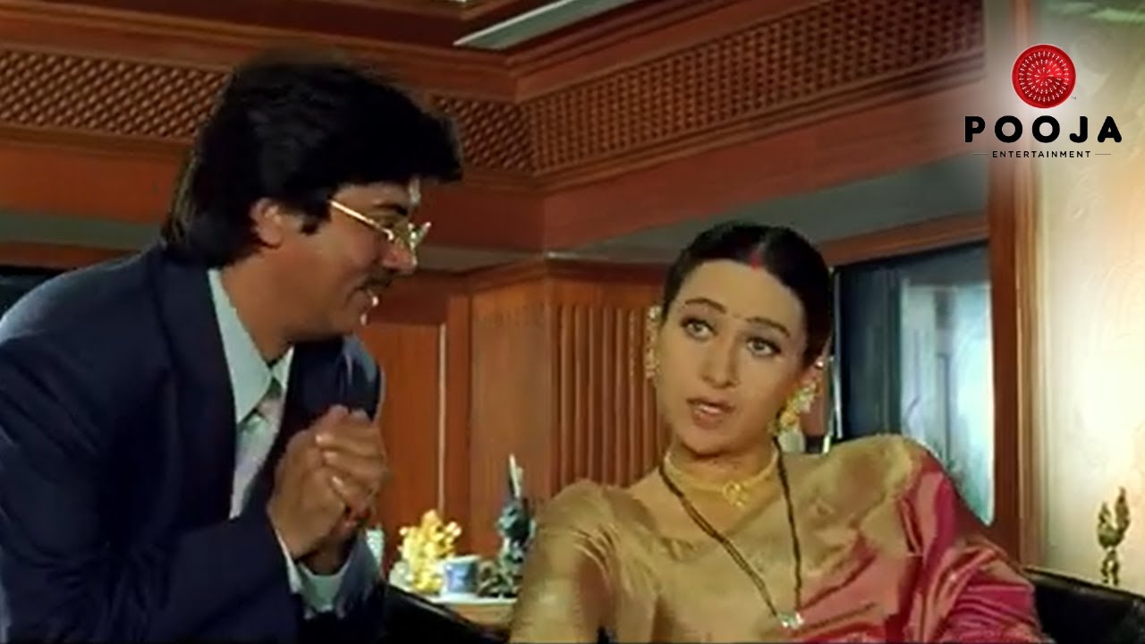 पूजा अपने पति को ऑफिस में पकड़ने आई | Biwi no 1 | Salman Khan | Karishma Kapoor | Anil Kapoor