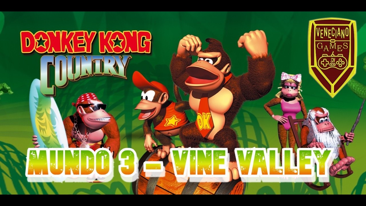 Donkey Kong Country - Vine Valley (Super Nintendo Mini)