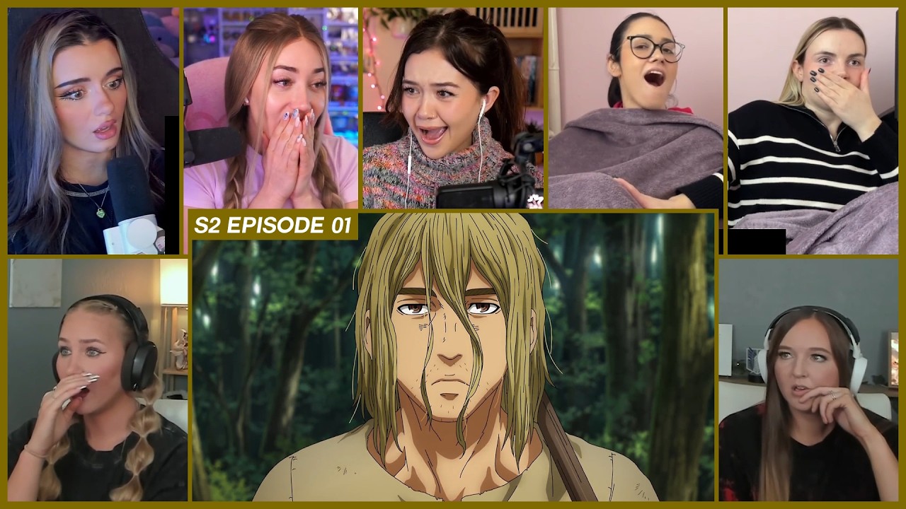 [GIRLS REACT] Vinland Saga S2 Ep 1 Girl Reaction Mashup
