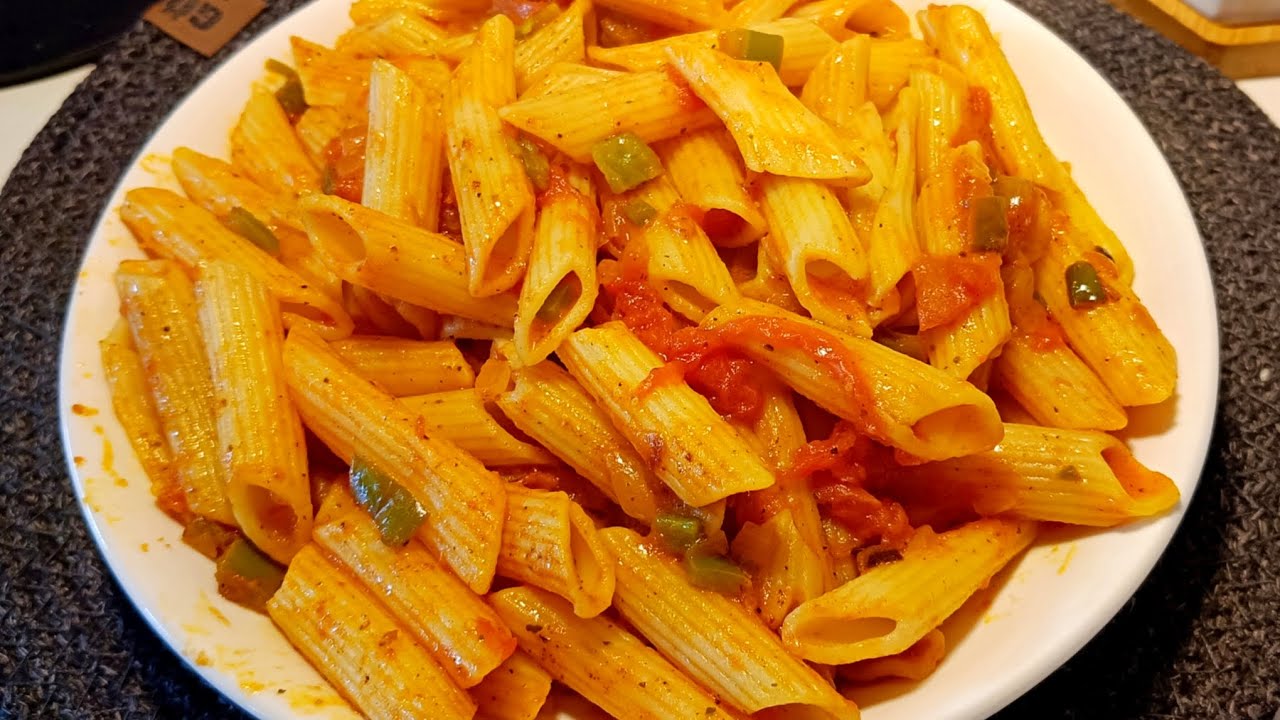 معكرونة ال10 دقايق سهلة ولذيذة!  Quick pasta