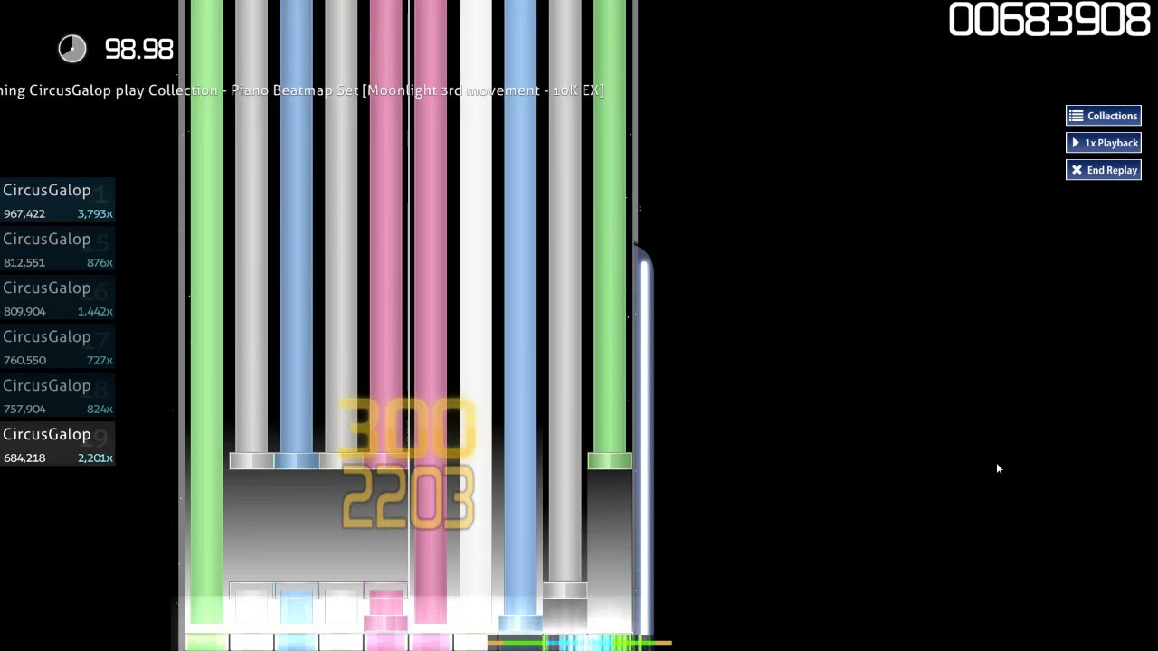 [osu!mania] Moonlight 3rd movement (Beethoven) - 10K EX