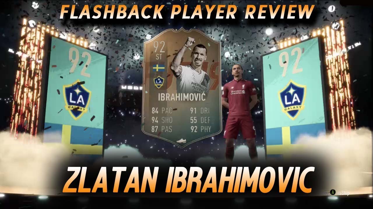 92 FLASHBACK ZLATAN IBRAHIMOVIC PLAYER REVIEW! / FIFA 19