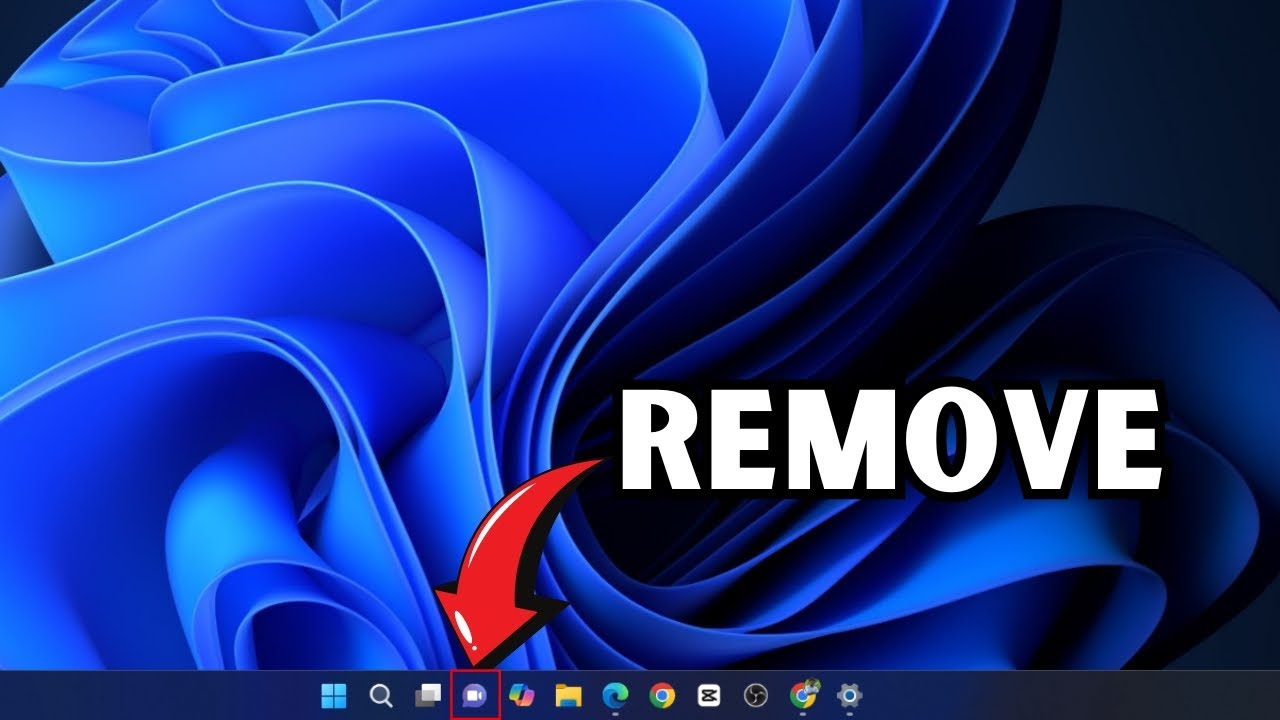 How to Remove Chat icon From Taskbar | Windows 11 Remove Chat icon from Taskbar