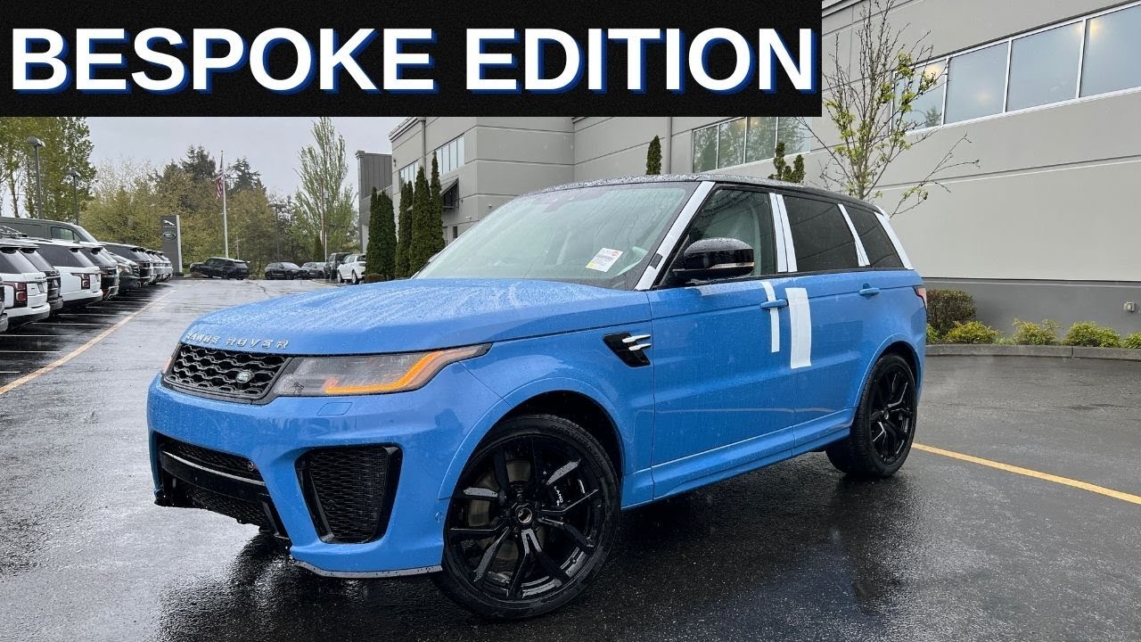 The Ultimate Edition Range Rover Sport SVR