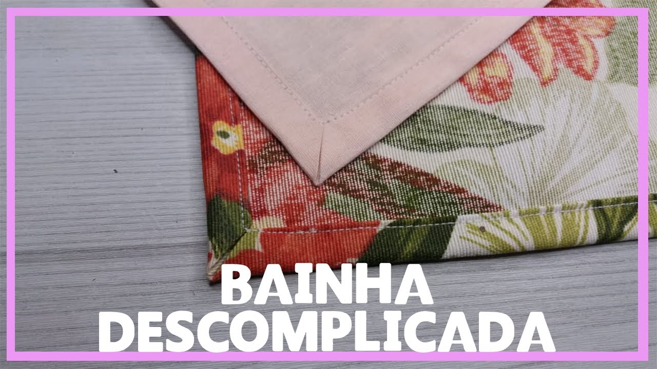 Bainha descomplicada +trilho de mesa para o natal