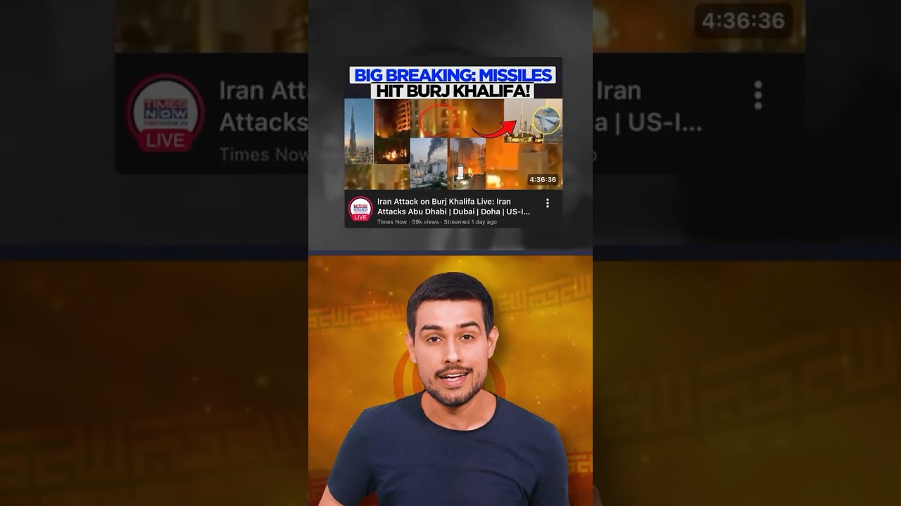 Burj Khalifa has been Destroyed.... by Indian Media #IranWar