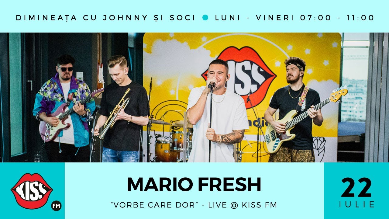 Mario Fresh - Vorbe care dor (Cover Live @ Kiss FM)
