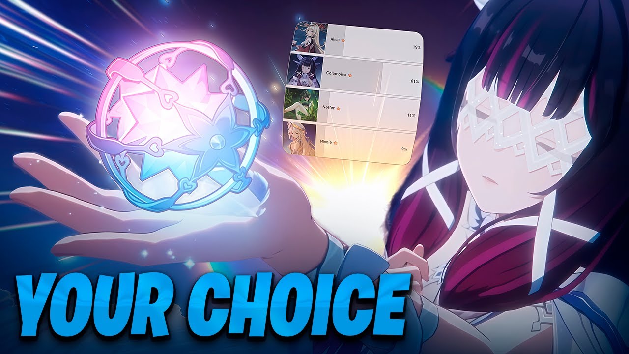 I have to PULL the Character you voted MOST!