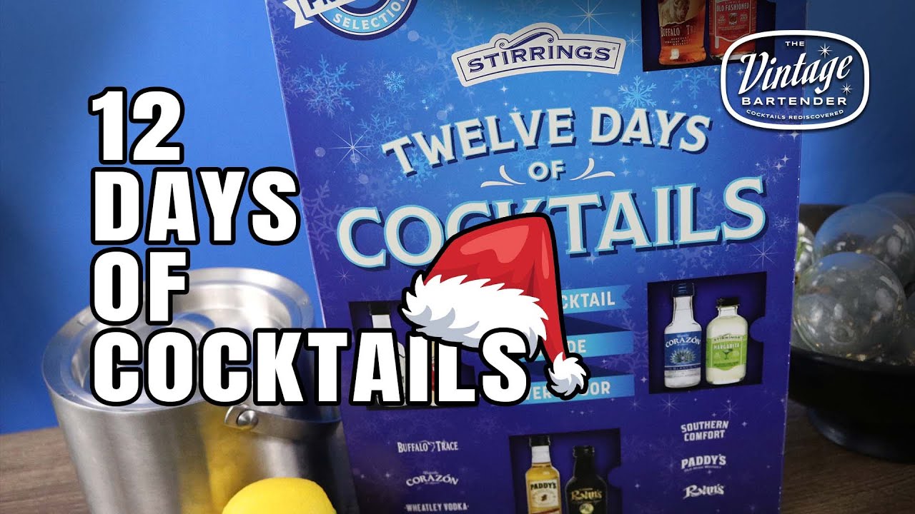 12 Days of Cocktails by Stirrings Review - The Vintage Bartender