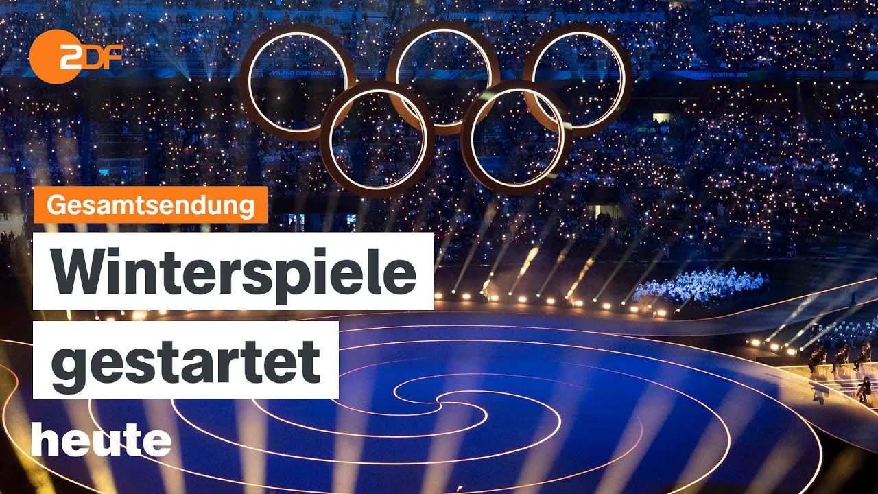 heute 19:00 Uhr vom 07.02.2026 Olympische Winterspiele, Mieten-Demo in München, Trump unter Druck