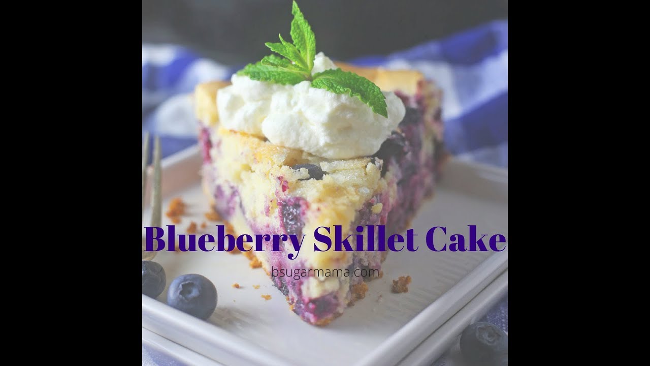 Blueberry Skillet Cake Recipe