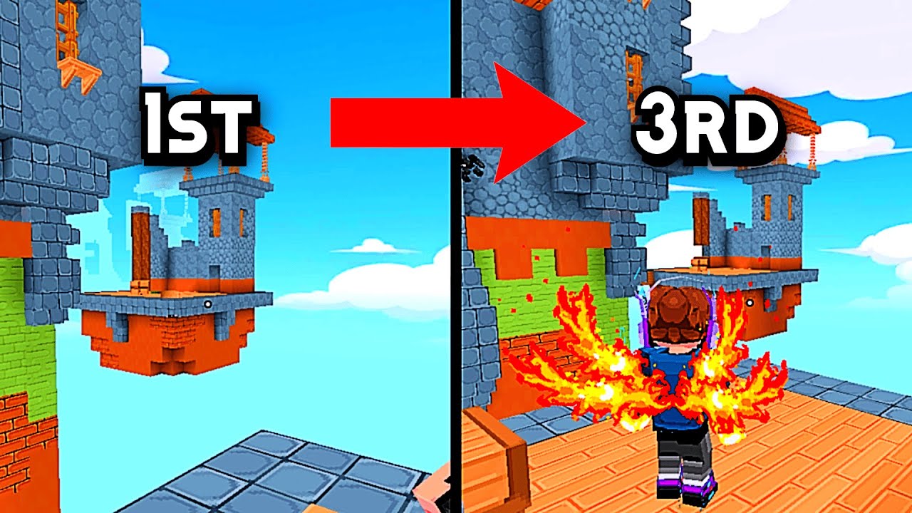Sky Wars Like You’ve Never Seen Before – Third Person Camera Challenge! | Minefun.io