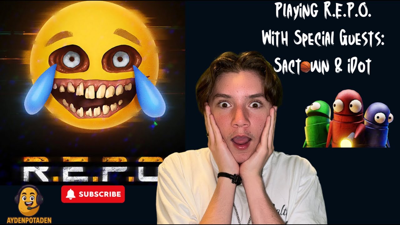 R.E.P.O Stream! Playing with Special Guests: Sactown and iDot!