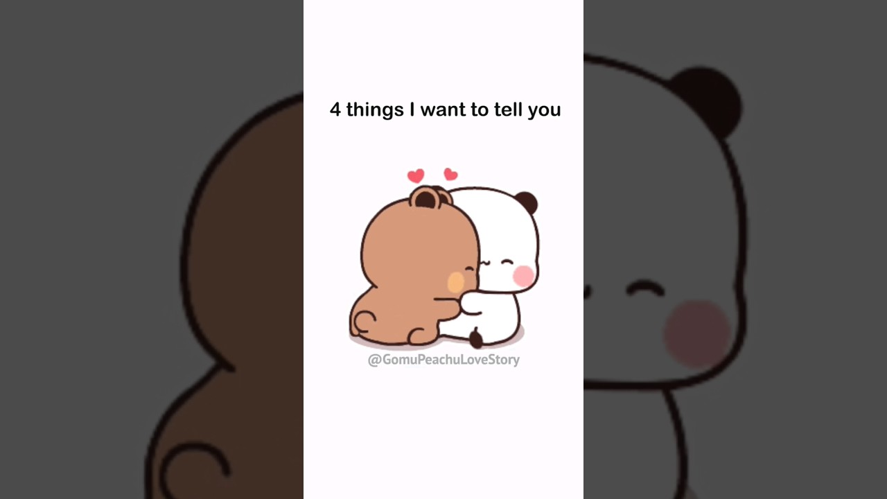 Gomu Peachu love ❤️ #shorts #short #bubududu #love #cartoon #animation #kawaii #gomupeachu #trending