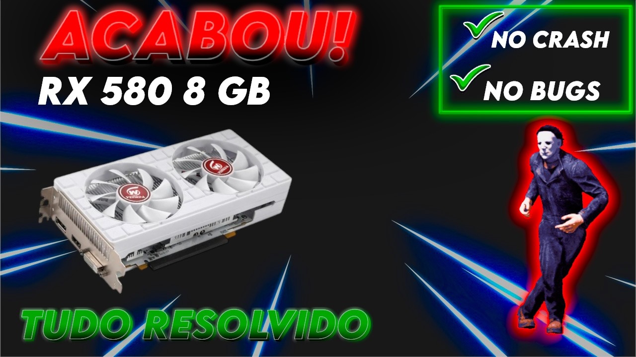 CHEGA DE SOFRIMENTO!!!  Como acabar com a instabilidade da RX 580!! - TGgames