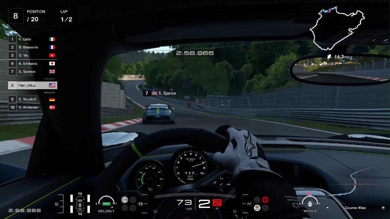 Porche 918 spyder  Nuremberg Nordschleife