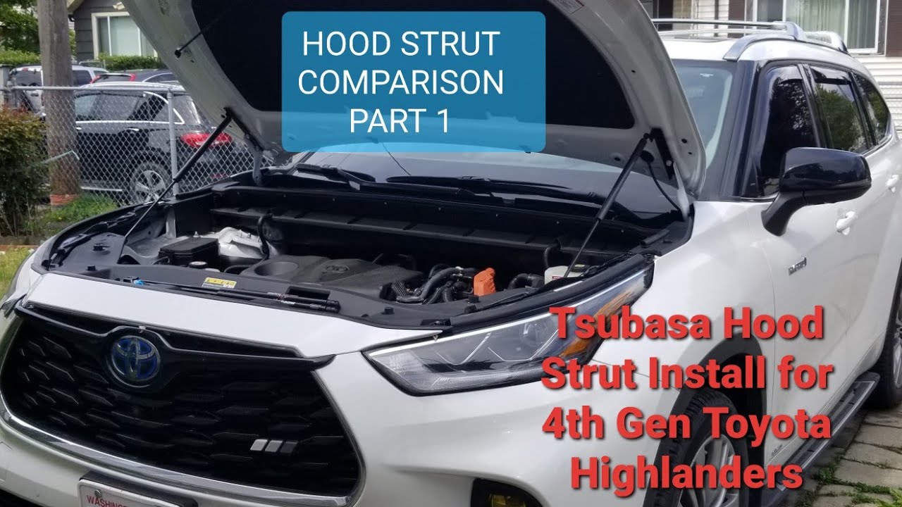 Tsubasa Hood Strut Install & Review for (2020-2024) Toyota Highlanders PART 1