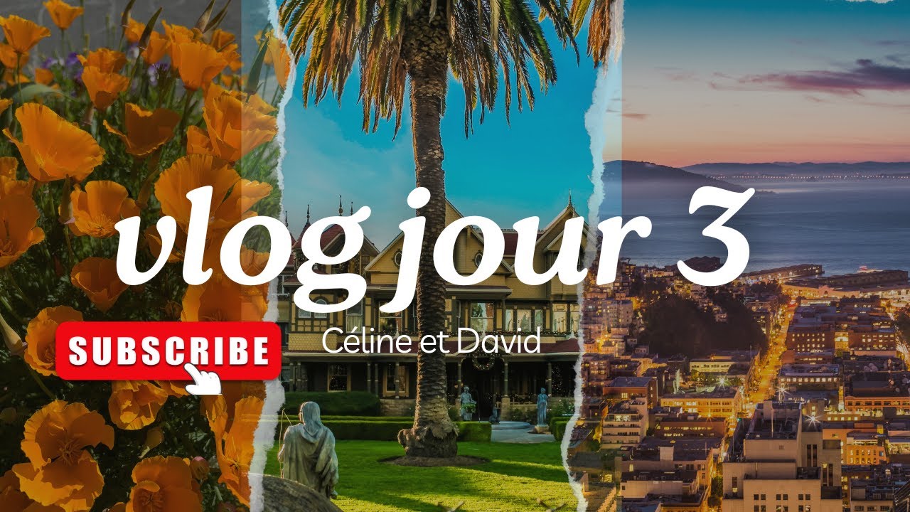 ROAD TRIP USA. CALIFORNIE. VLOG JOUR3. San Francisco. Maison Winchester. Mariposa