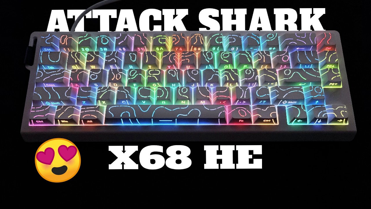 ⌨️ Teclado BARATO para Gaming? - Unboxing ATTACK SHARK X68 HE