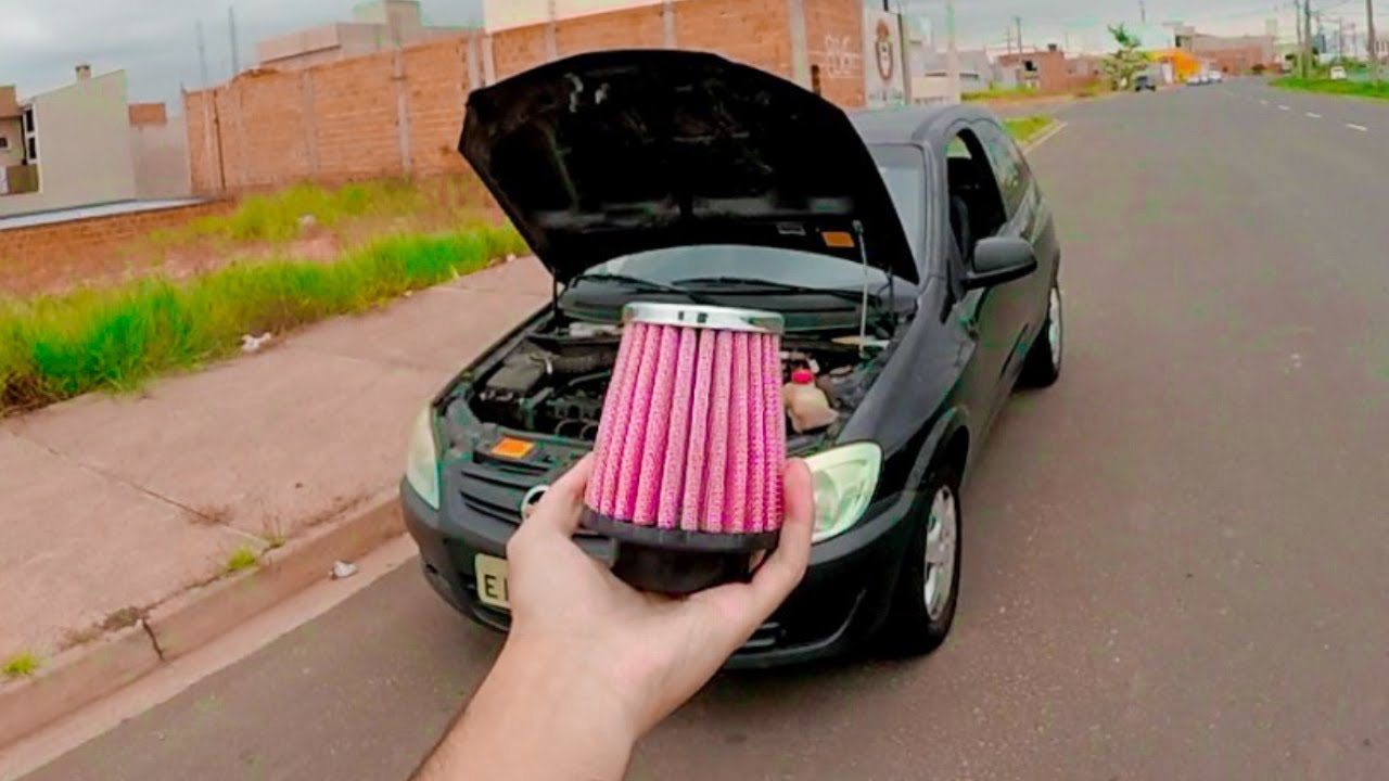 Instalação do filtro de ar ESPORTIVO no Chevrolet CELTA 1.0 Life 2010 | M&I Reviews