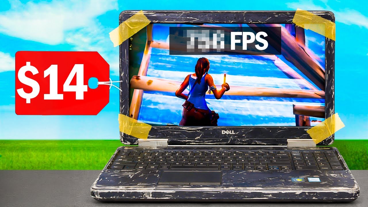 Can A $14 LAPTOP RUN Fortnite?!