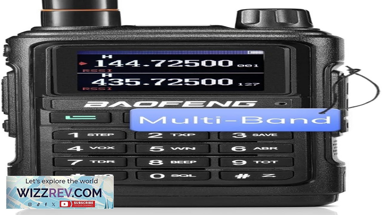 Радиостанция BAOFENG UV 17R Plus, многодиапазонная, двухсторонняя, 7 Вт, дальнего действия.